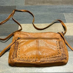 Day & Mood Noell Crossbody bag in genuine brown leather